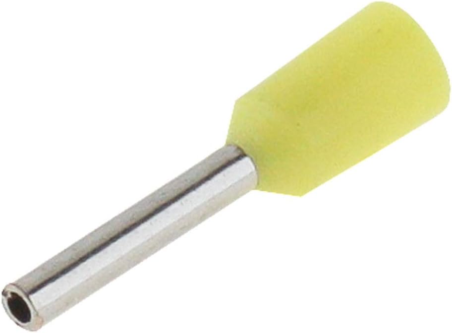 SeKi ISO 0.25 mm², Yellow, Pack of 100 ferrules, 0,25mm²