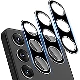 DEERLAMN [3-Packs Camera Lens Protector for Samsung Galaxy S25,9H Hardness Anti Scratch Easy Installation Tempered Glass - Black