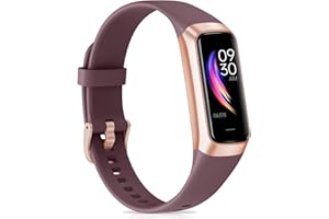 Fitness Tracker with Heart Rate, Step Counter, Sleep Tracking, Calorie Tracking, Activity Tracker with 1.1" AMOLED Touch Colo