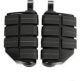 Male Mount Dually Highway Motorcycle Foot Rests Motorcycle Foot Pegs Black Fits For Harley XL Sportster V Rod Hugger Custom 883 Softail Dyna Glide Fat Bob Street CVO