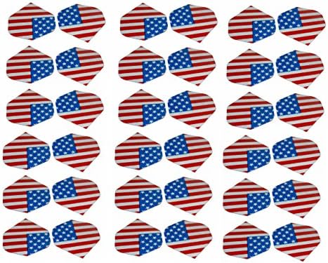 12 Set (36pcs) Standard Wide Size Polyester Dart Flights PVC Flights