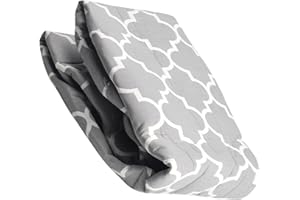 Replacement Ironing Board Cover - 60" x 20", Extra Thick Pad, Elasticated, Scorch Resistant, Durable