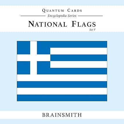 Brainsmith Quantum Flash Cards, National Flags - Educational Flashcard Set 5 for Toddlers and Kids (8 months to 8 years) for Brain Development