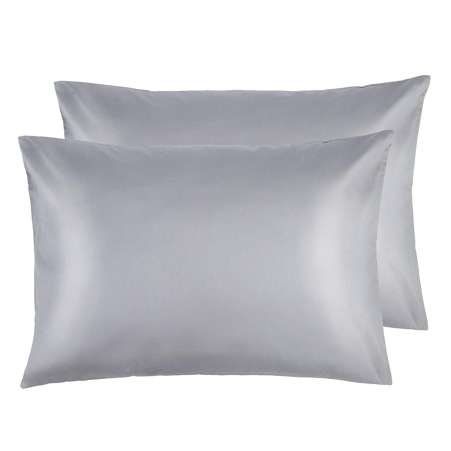 NTBAY 400 Thread Count Egyptian Cotton Sateen Pillowcase, 2 Pack Soft