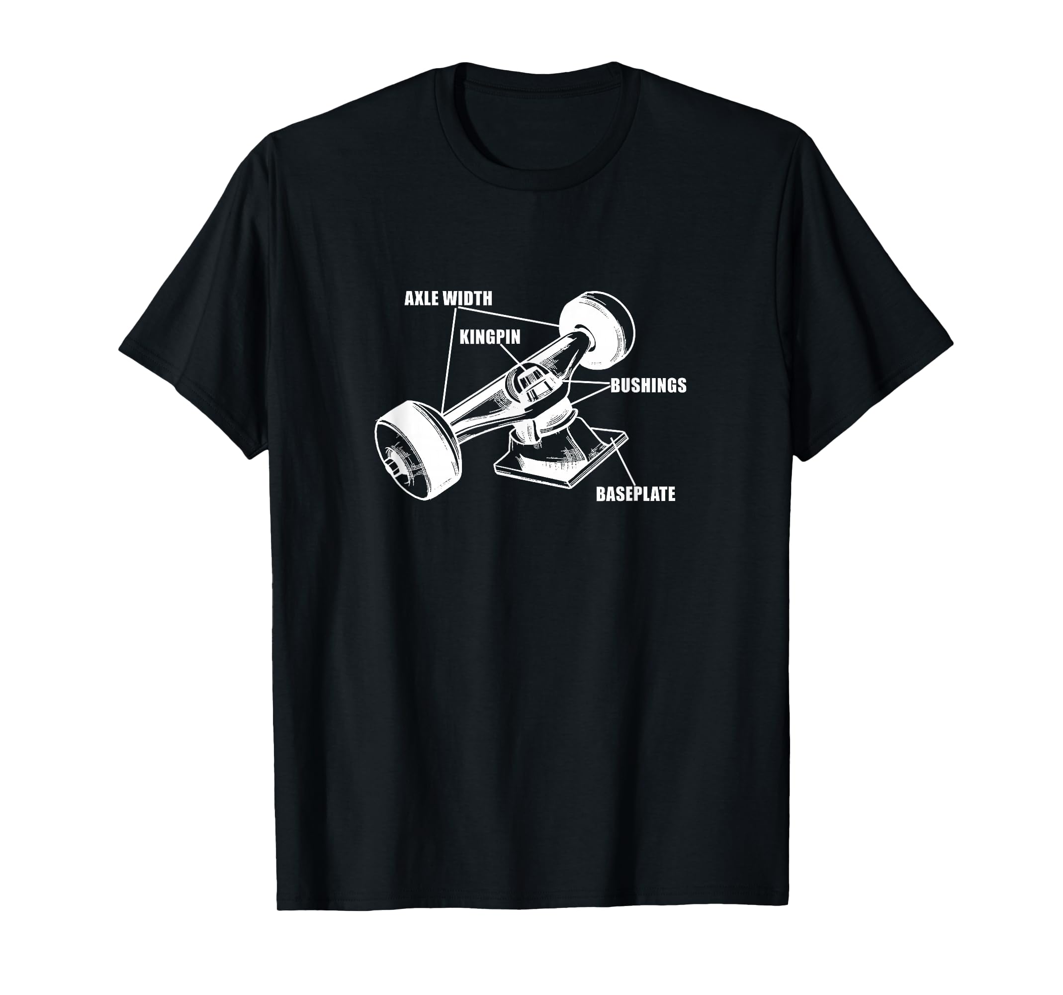 Skateboard wheels Skating Longboard Skater Skateboarding T-Shirt
