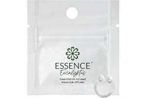 HONÉ Essence Wearable Aromatherapy Nasal Diffuser – Eucalyptus Essential Oil Nose Ring Silicone Inhaler for Stress & Mood Support - Made in USA & Travel-Friendly