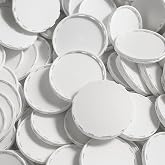 Qinyoung 150 Pcs Keg Plastic Caps with Ventilation Holes Plastic Lids for Protect the Kegs Filling and Valve(White)