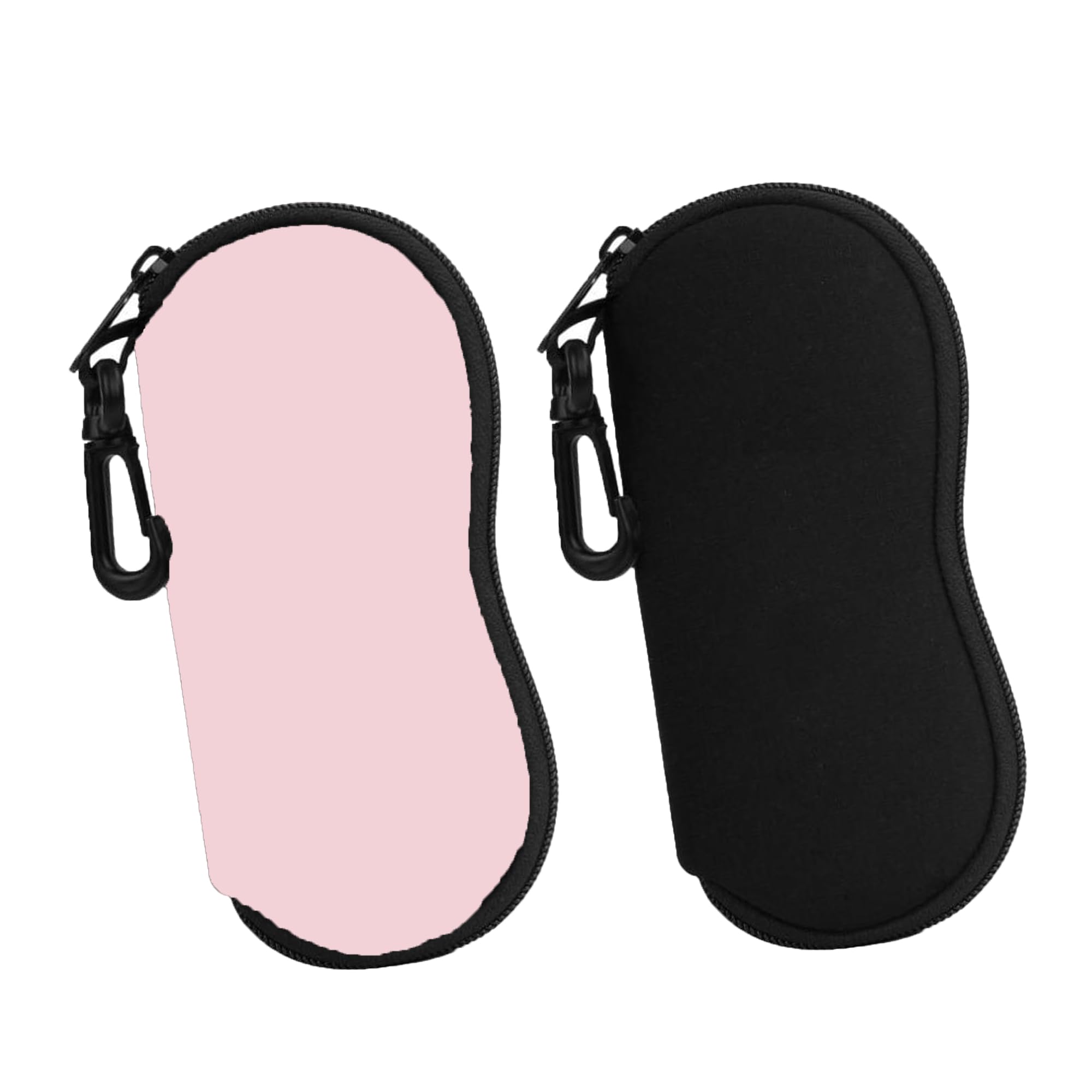 Photo 1 of ****BOTH BLAVK*** ruhuayoupin Sunglass Case Soft Glasses Case 2 Pack Eyeglass Case With Hook Sunglass Organizer For Women (Black)