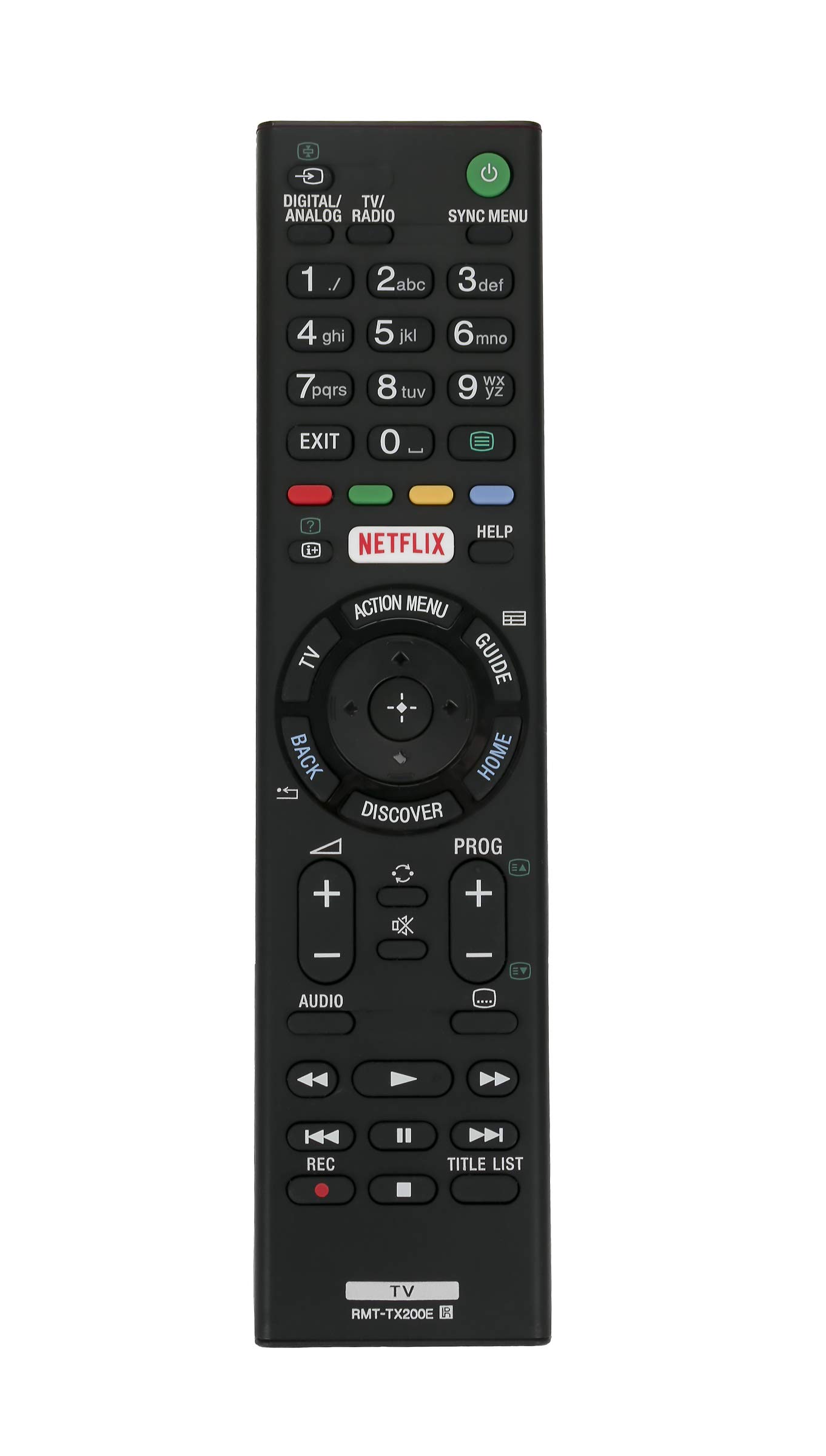RMT-TX200E Replace Remote Control -VINABTY RMTTX200E Remote for Sony KD-43X8000D KD-49XD7004 KD-49XD7005 KD-49X7000D KD-55X7000D KD-65X7500D KD-55XD7004 KD-55XD7005 KD-65XD7004 KD-65XD7005 KD-50SD8005