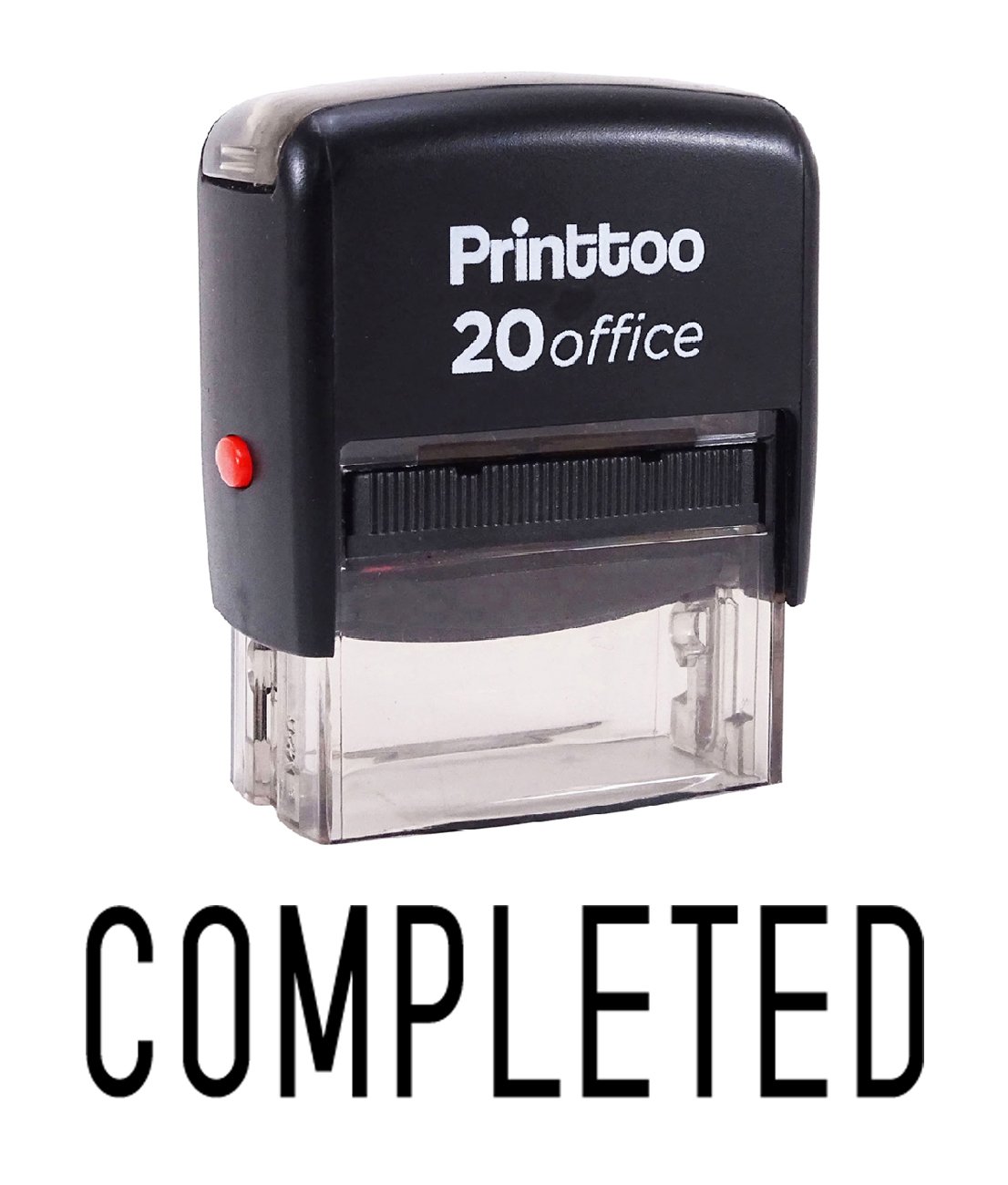 Printtoo Custom Stamp Completed Self Inking Rubber Stamp Office Stationary-Black