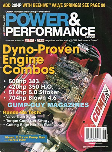 POWER & PERFORMANCE NEWS Winter 2005 From The Editors of Hot Rod & Car Craft Magazine DYNO-PROVEN ENGINE COMBOS Valve Train Setup TORQUE CONVERTER SWAP Cutting-Edge Nitrous System