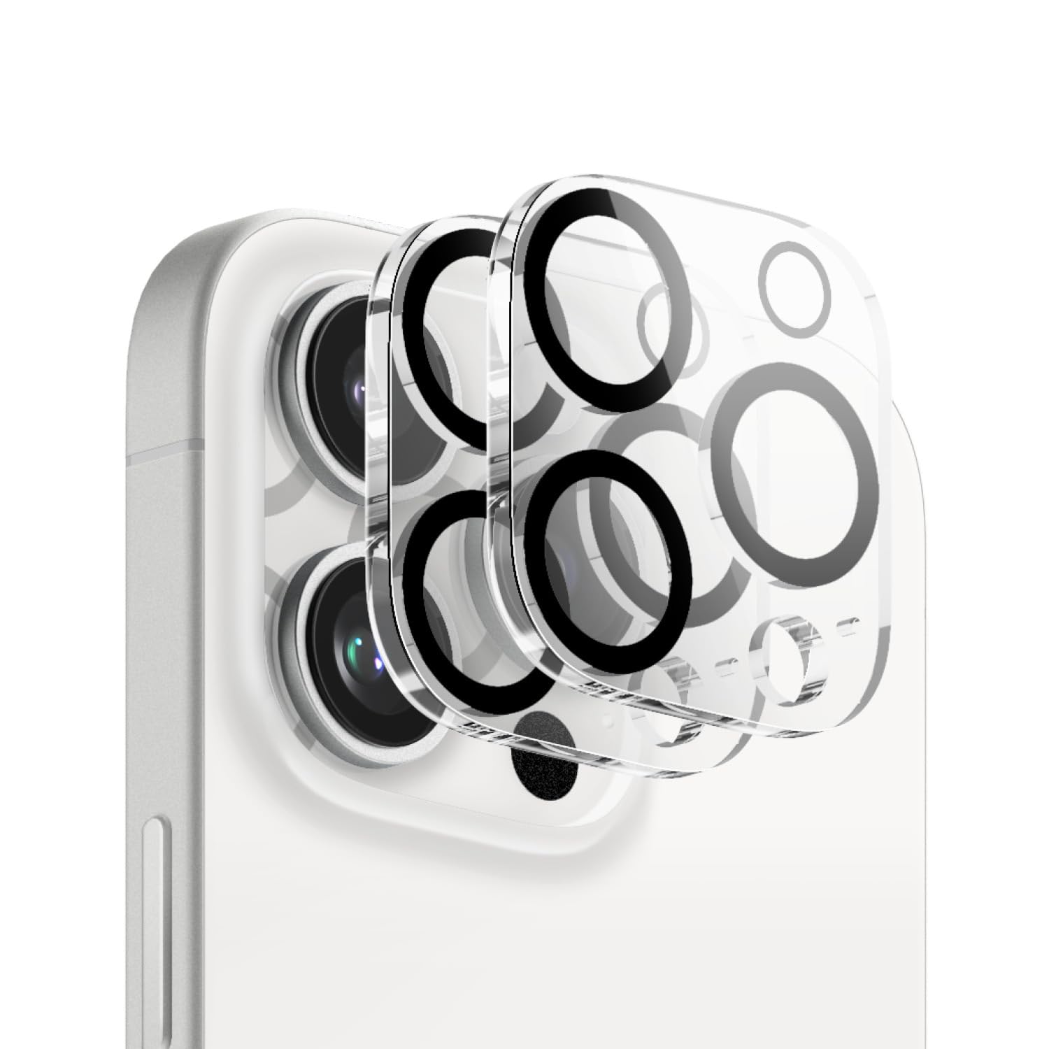elago 2 Pack Tempered Glass+ Camera Lens Protector Compatible with iPhone 16 Pro / 16 Pro Max - 9H Surface Hardness,Anti-Fingerprint,Shatter-Proof,Scratch Protection,Crystal Clear Clarity,Bubble-Free
