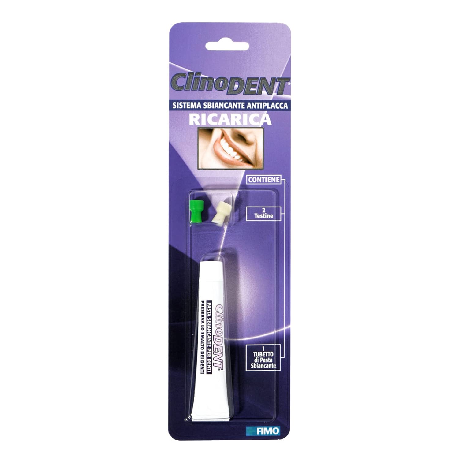 Clinodent - Teeth whitening Paste and Replacement Heads for Clinodent XL and Other Rotary Teeth whitening Systems