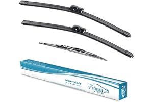 VTOGOI Wiper Blades With Rear Wiper Blades Set For Land Rover Range Rover 2002-2012 Automotive Replacement Windshield Wiper Blades,The Wiper is a Modified and Upgraded Wipers 26"+26"+18"(Set of 3）