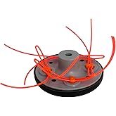 Podoy 55-491 String Trimmer Head Compatible with Pivotrim M10x1.25LHF | Trimmer Head Replacement for Brushcutter, Uses 0.105" Line, M10x1.25LHF Thread, Easy Install for Long-Lasting Trimming