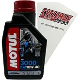 Cyclemax One Pack compatible with 3000 4T SAE 10w-40 Standard Motorcycle Oil MOT30 Contains One Quart and a Funnel