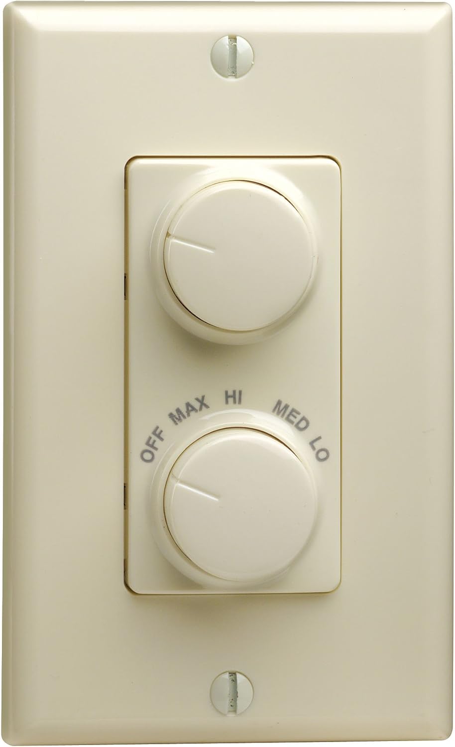 Leviton RTD0110A IllumaTech 1.5A 300W Rotary Combo Fan Speed Dimmer