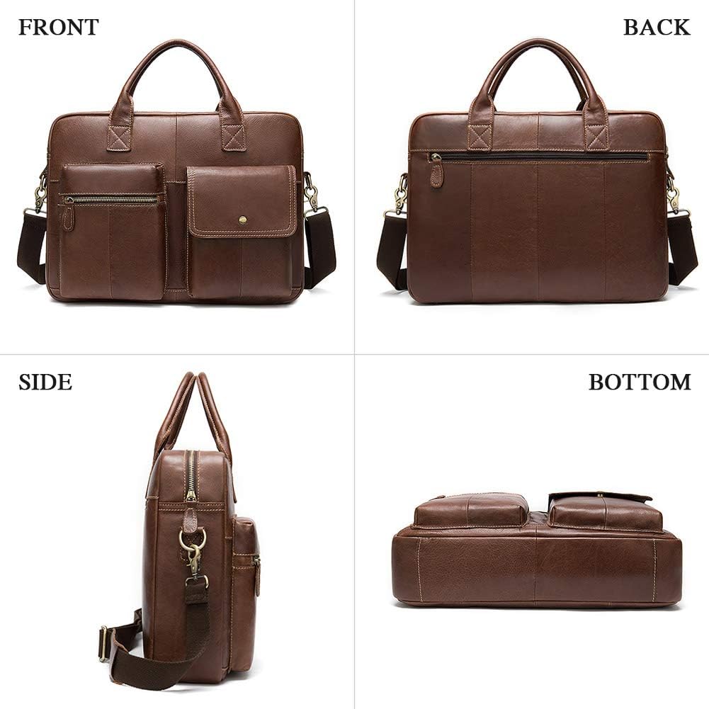 Accessori per PC portatili Ventiquattrore Borsa Tracolla Uomo Pelle Vera  Borsa Messenger Ufficio Porta Pc per Laptop 15,6 Pollici Vintage  Cartella,Marrone urban-earth.co.uk