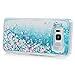 Galaxy S8 Plus Case, YOKIRIN Clear Flexible Silicone Phone Cover Pink Glitter Shiny Liquid Sand Shockproof Protective Case for Samsung Galaxy S8 Plus with One Touch Pen & One Dust Plug, Blue