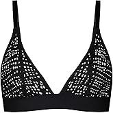 NEGATIVE Underwear – Eyelet Lace Triangle Bra – Wireless Bralettes for Women – Perfect Low-Coverage Triangle Cut