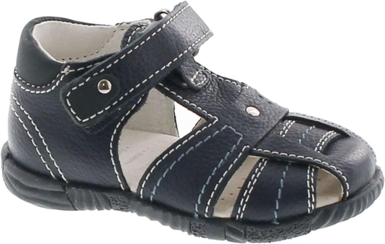 Infant/Toddler 14060 Leather European Protective Closed Toe Sandals