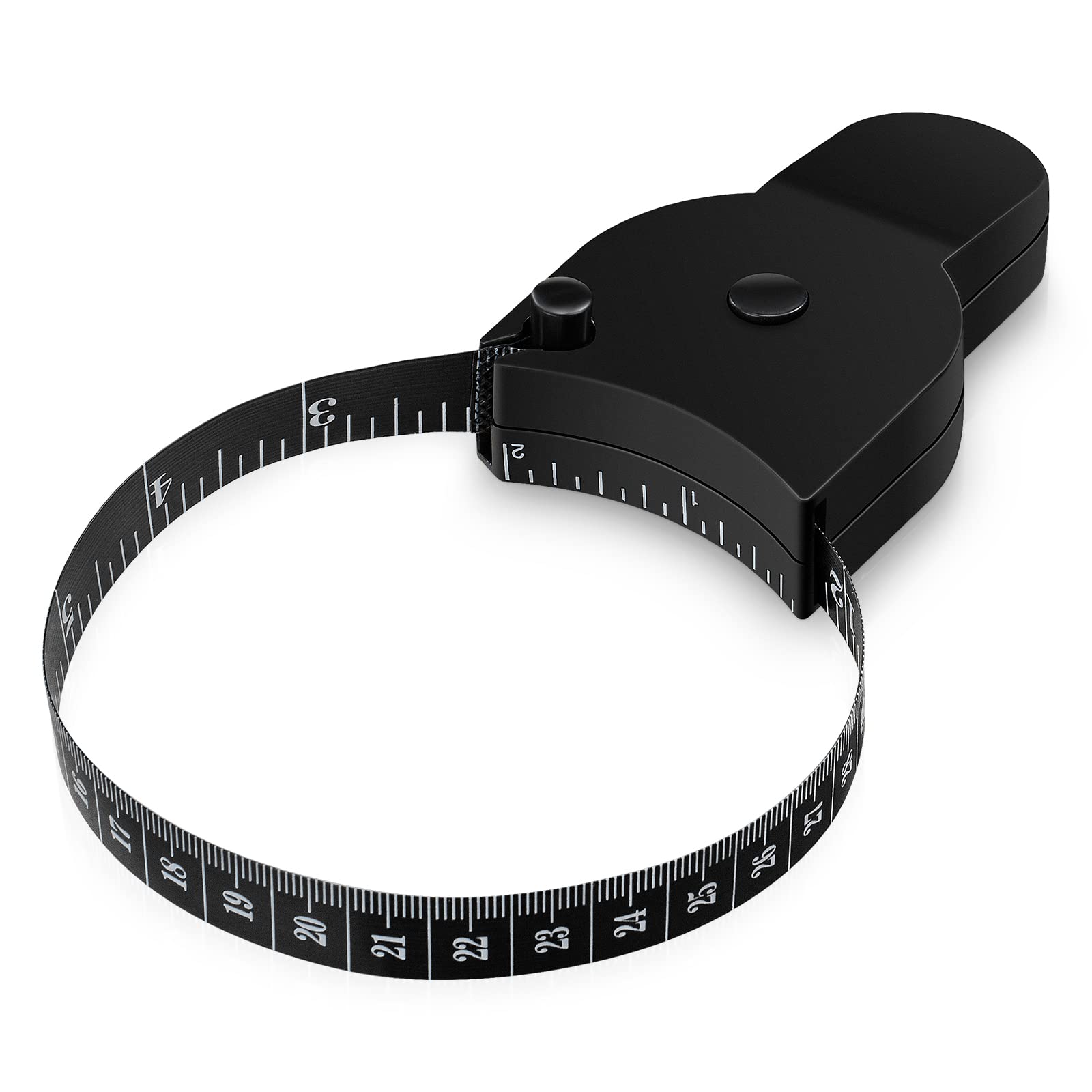 Tape Measure for Body Measurements - Retractable Fitness Tape with Locking Feature - Accurate Measuring Tool for Waist Chest Hips Arms and Thighs - Self-Locking Body Tape for Personal Fitness Tracking