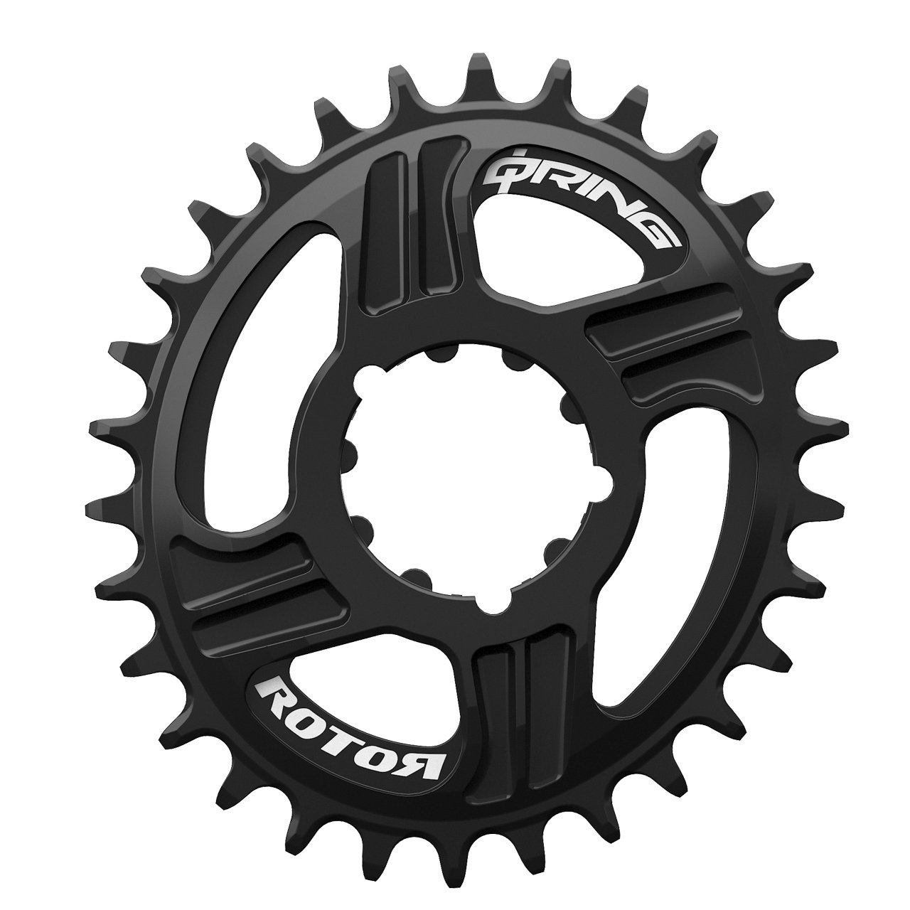 rotor Q Q Ring Teeth, For Race Face Direct Mount Direct Mounting – Black, 30