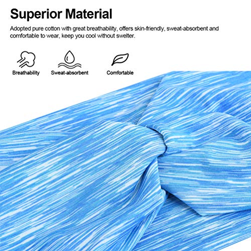 VBIGER 6 Pack Women Headband Criss Cross Head Wrap Hair Band Stretchy Headwraps Yoga Running Sports Hairband for Women (Set 3 (6 Pack))…