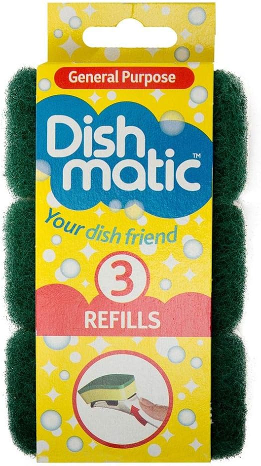 3 Dishmatic Refill Sponges Amazon.co.uk Kitchen & Home