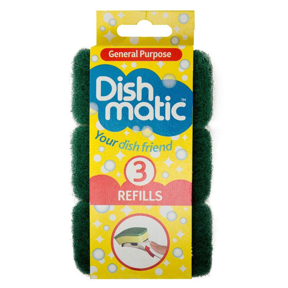 6X Dishmatic Refill Sponges from Caraselle