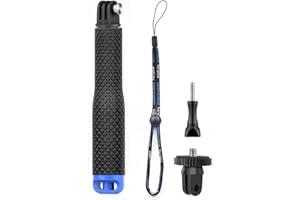 GEPULY 7''-23''Waterproof Pole Selfie Stick Pocket Size Underwater Handle Grip Monopod Aluminum for GoPro Hero Session Max Insta360 AKASO DJI OSMO Digital Cameras