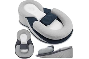 NILUTO Lounger Pillow Cushion Reflux Breast Feeding Pillow Anti Overflow Pillow Rest Nest Bed