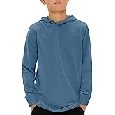 Haloumoning Boys Fashion Hoodies Kids Long Sleeve Hooded Sweatshirts 5-14 Years