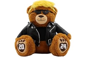 Proud Patriots Trumpinator Teddy Bear - Donald Trump 2024 Bear for Trump Supporters and Patriotic Americans | The #1 Trump Gifts