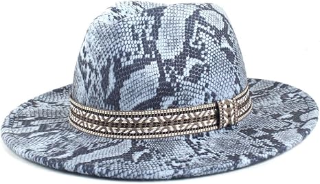 Amazon Co Jp Jfyjp メンズハット冬のレディースハットのfedoraハットウールポリエステルサッシ装飾ハットパナマタイプジャズハット Color 1 Size 56 58cm ホーム キッチン