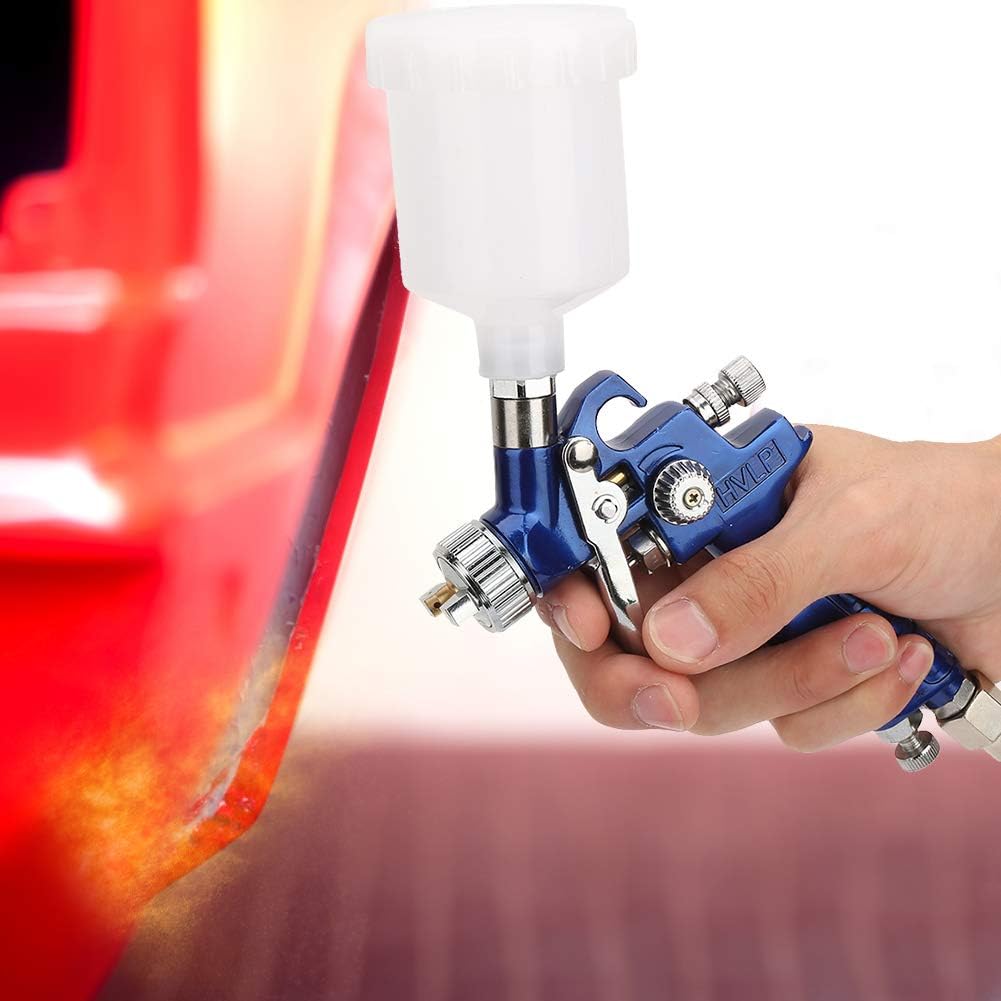 Aluminum Alloy HVLP Pneumatic Spray Gun, Gravity Type Oil Painting Airbrush for Machinery Industry, Automobile, Home - Image 5