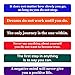 Wisdom Quotes Fridge Magnets- Inspirational Words and Motivational Quotes Magnet Set –The Perfect Gift to Inspire Friends, Family, and Co-Workers, Set of 6 Individual Quote Magnets by Home & Beyond