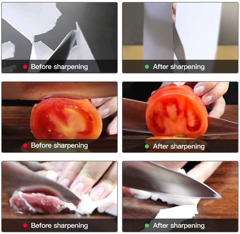 Finew Knife Sharpening Stone Kit, Premium Wet Stone Sharpener Set