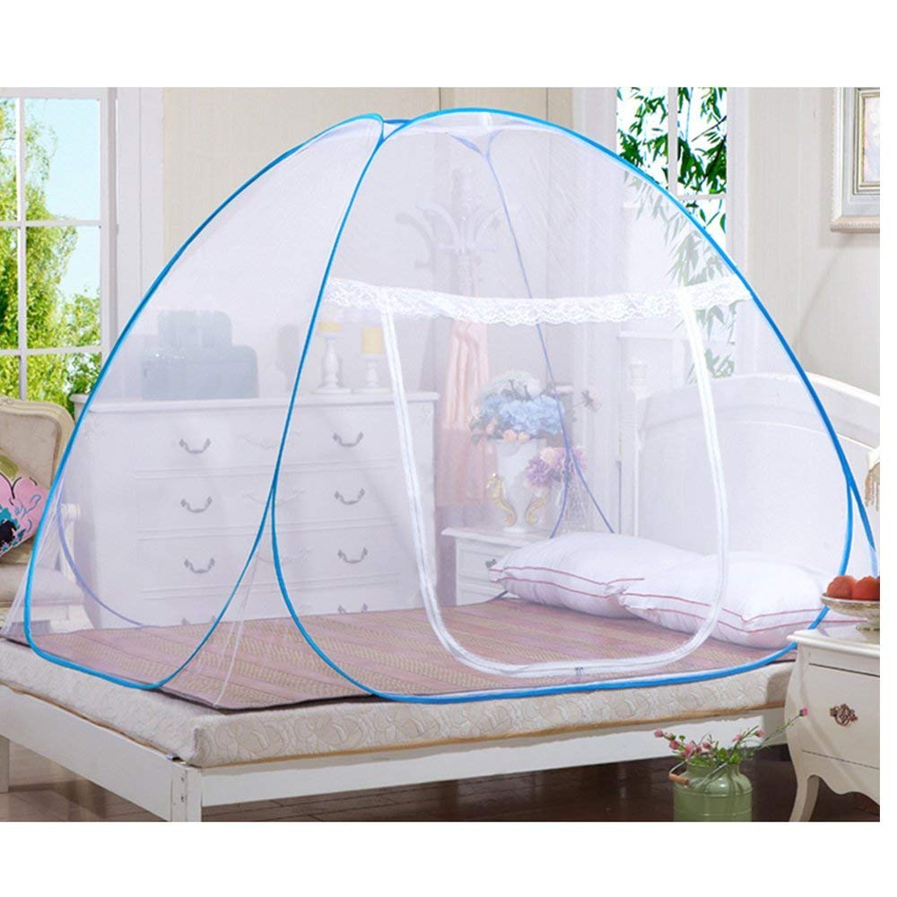Candora Mosquito Nets, Outdoor Mongolian Yurt Dome Net-Free Installation and Folding Nets, Prevent Insect,Ensure air Flow Pop Up Tent Curtains,Great for Indoor and Outdoor Use 1.5*2*1.5m