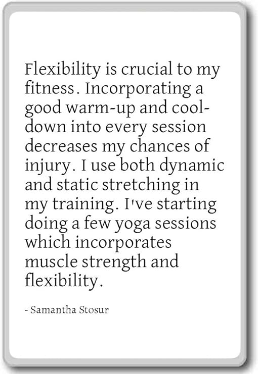 Amazon Com Flexibility Is Crucial To My Fitness Incor