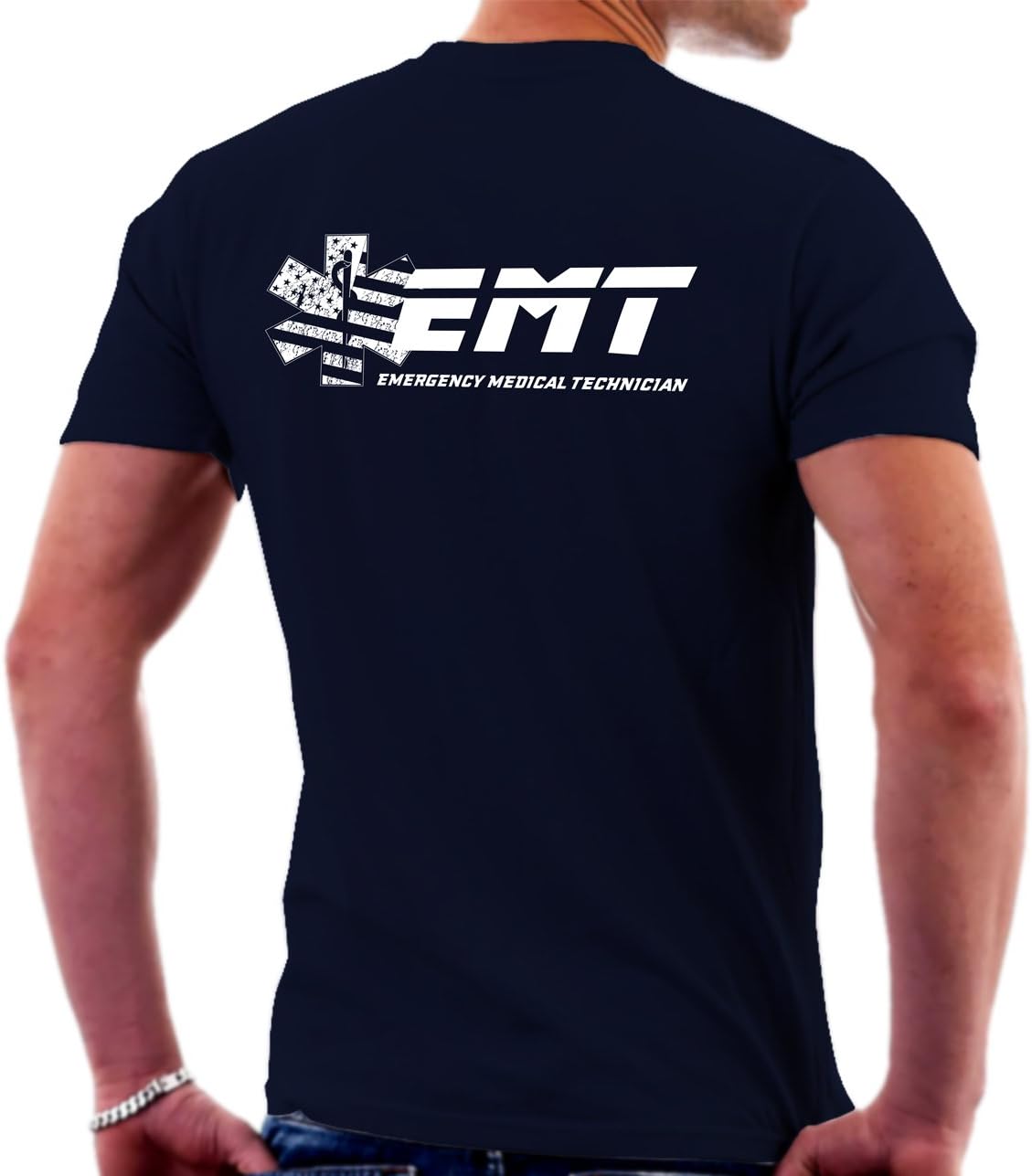 CheapRushUniform EMT Emergency Medical Technician Screen Printed T-shirts