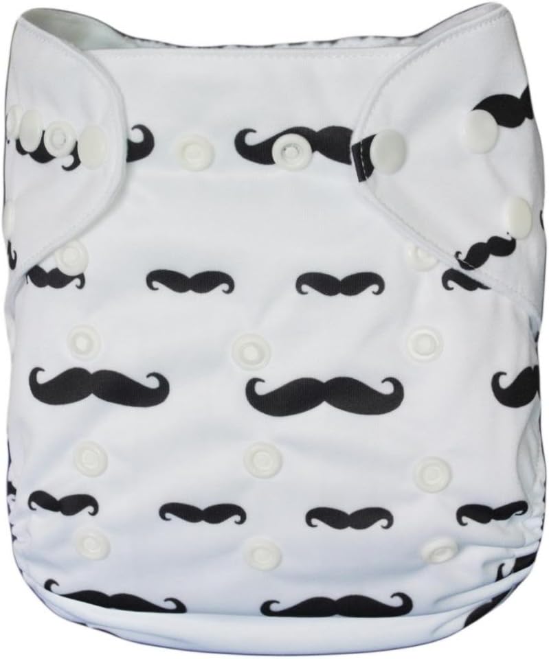 Alva Baby AI2 Digital Printed Reuseable Washable Cloth Nappy with 2 Liners YA88-EU