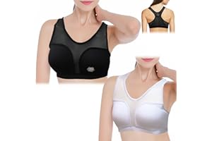 SPALL Women Chest Protector Enhanced Chest and Rib Protection Adjustable Double Layer Soft Breast Protectors for Football MMA