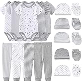 Chamie Newborn Baby Cute Design Bodysuit Short Sleeve One-Piece Baby Clothes for Boys and Girls