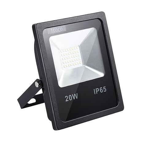 ICOCO Foco Proyector LED 20W Foco LED para Exteriores Impermeable ...