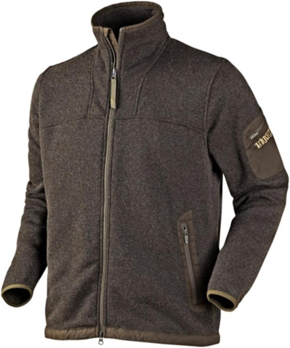Harkila Norja Cardigan Shadow Brown Melange