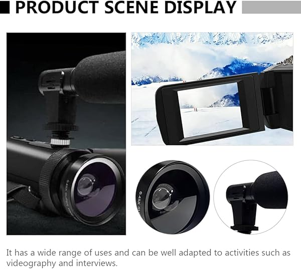 iplusmile Video Camera Camcorder Dv Digital Vlogging Camera Recorder with Microphone 1 Set