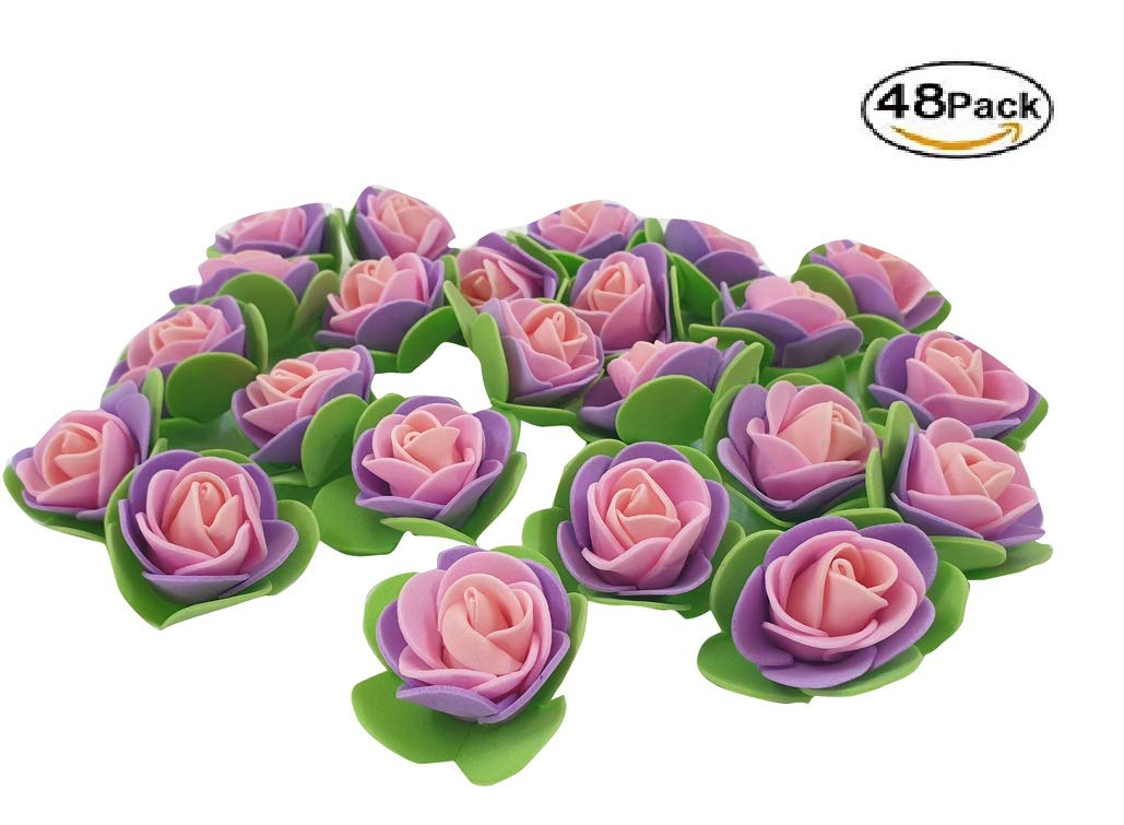Buy Okayji Foam Artificial Flower Crafts Roses For Tiara Making