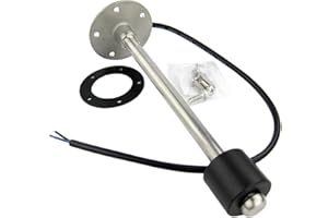 NEWMAIX Marine Fuel Sending Unit,Kus 350mm 240-33ohm Sender Boat Fuel Water Level Sensor Fuel Level Tank Sending Unit for Boat Truck Car RV (350mm, Standard American 240-33 ohms)