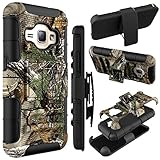 J1 2016 Case, Zenic Hybrid Full-body Protective Case Cover with Kickstand & Belt Clip Holster Combo for Samsung Galaxy J1 J120 (4.5 inch ) / Amp 2 / Express 3 / Luna 2016 (Branches)